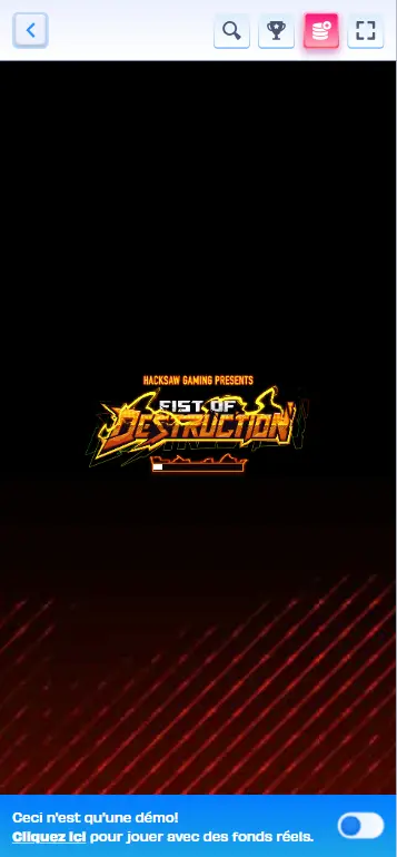 Fist of Destruction en action avec des symboles Fist en expansion sur les rouleaux